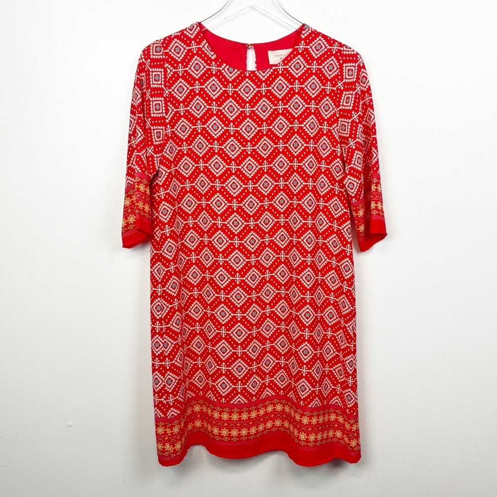 Everly Printed Shift Dress, M